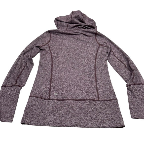 Lululemon Stride Jacket II Luon Hooded Size 4 Heathered Cherry Athleisure Yoga - Picture 15 of 16
